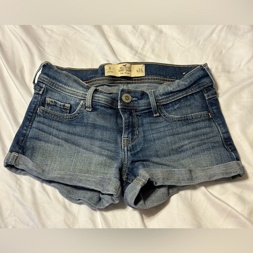 Hollister Low Rise Denim Shorts